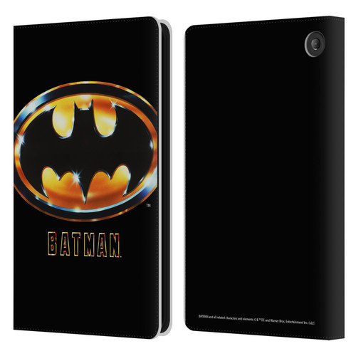 Batman (1989) Key Art Poster Leather Book Wallet Case Cover For Amazon Fire 7 2022