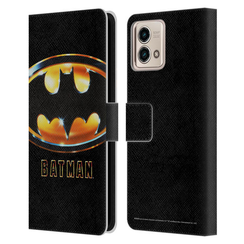 Batman (1989) Key Art Poster Leather Book Wallet Case Cover For Motorola Moto G Stylus 5G 2023