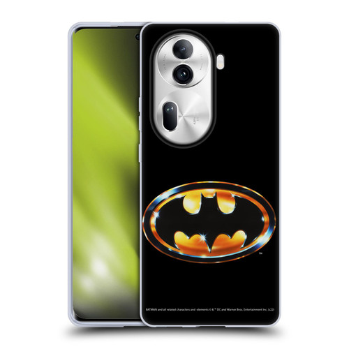 Batman (1989) Key Art Logo Soft Gel Case for OPPO Reno11 Pro