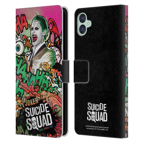 Suicide Squad 2016 Graphics Joker Poster Leather Book Wallet Case Cover For Samsung Galaxy M04 5G / A04e