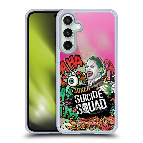 Suicide Squad 2016 Graphics Joker Poster Soft Gel Case for Samsung Galaxy S23 FE 5G & MagSafe