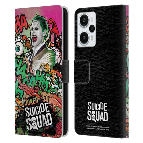 Suicide Squad 2016 Graphics Joker Poster Leather Book Wallet Case Cover For Xiaomi Redmi Note 12T