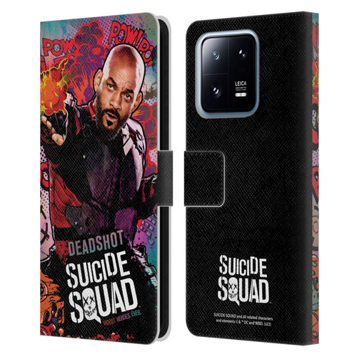 Suicide Squad 2016 Graphics Deadshot Poster Leather Book Wallet Case Cover For Xiaomi 13 Pro 5G