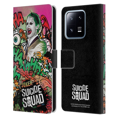 Suicide Squad 2016 Graphics Joker Poster Leather Book Wallet Case Cover For Xiaomi 13 Pro 5G