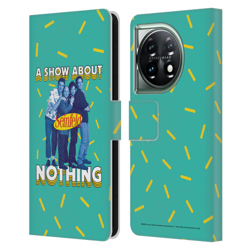 Seinfeld Graphics A Show About Nothing Leather Book Wallet Case Cover For OnePlus 11 5G