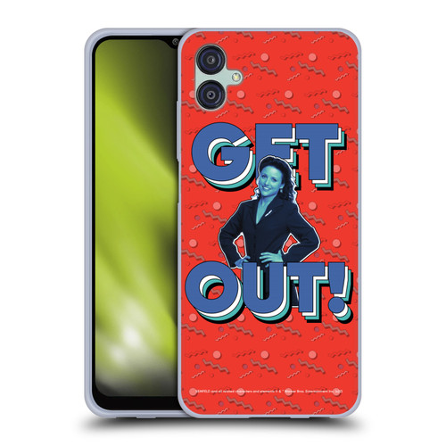Seinfeld Graphics Get Out! Soft Gel Case for Samsung Galaxy M04 5G / A04e