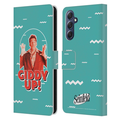 Seinfeld Graphics Giddy Up! Leather Book Wallet Case Cover For Samsung Galaxy M54 5G
