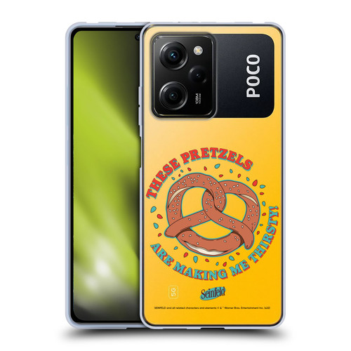 Seinfeld Graphics These Pretzels Soft Gel Case for Xiaomi Redmi Note 12 Pro 5G