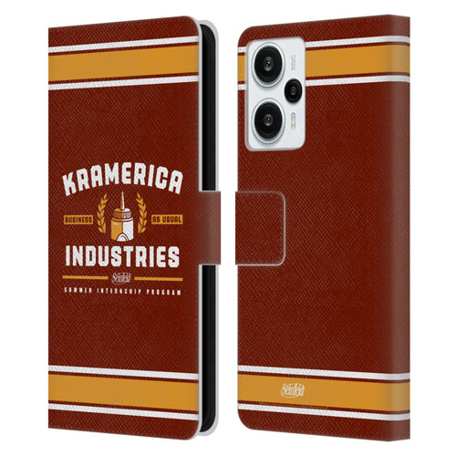 Seinfeld Graphics Kramerica Industries Leather Book Wallet Case Cover For Xiaomi Redmi Note 12T