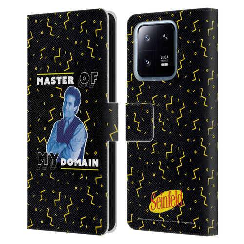 Seinfeld Graphics Master Of My Domain Leather Book Wallet Case Cover For Xiaomi 13 Pro 5G
