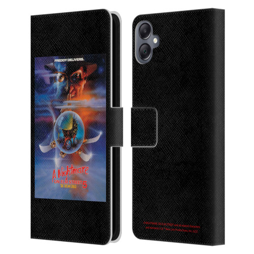 A Nightmare On Elm Street: The Dream Child Graphics Poster Leather Book Wallet Case Cover For Samsung Galaxy A05