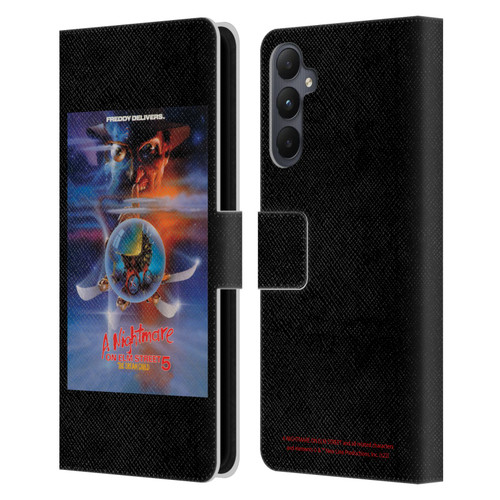A Nightmare On Elm Street: The Dream Child Graphics Poster Leather Book Wallet Case Cover For Samsung Galaxy A05s