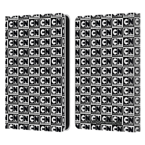 Cartoon Network Logo Pattern Leather Book Wallet Case Cover For Amazon Kindle 11th Gen 6in 2022