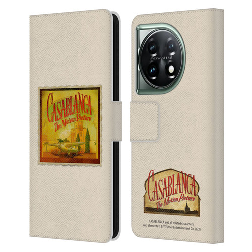 Casablanca Graphics Poster Leather Book Wallet Case Cover For OnePlus 11 5G