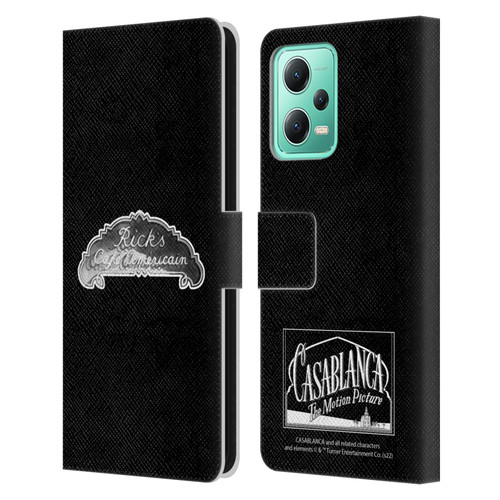 Casablanca Graphics Rick's Cafe Leather Book Wallet Case Cover For Xiaomi Redmi Note 12 5G