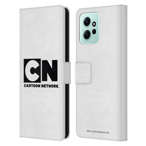 Cartoon Network Logo Plain Leather Book Wallet Case Cover For Xiaomi Redmi 12