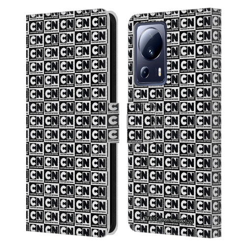 Cartoon Network Logo Pattern Leather Book Wallet Case Cover For Xiaomi 13 Lite 5G