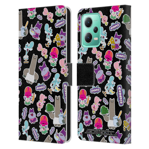 Chowder: Animated Series Graphics Pattern Leather Book Wallet Case Cover For Xiaomi Redmi Note 12 5G