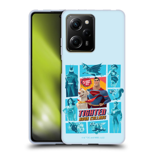 DC League Of Super Pets Graphics Tighten Your Collars Soft Gel Case for Xiaomi Redmi Note 12 Pro 5G