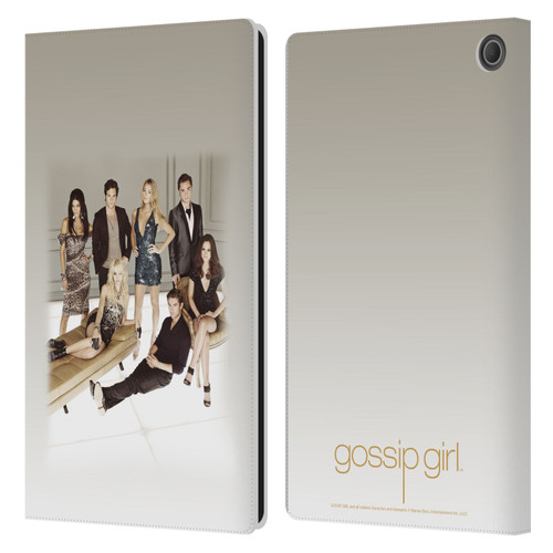 Gossip Girl Graphics Poster Leather Book Wallet Case Cover For Amazon Fire Max 11 2023