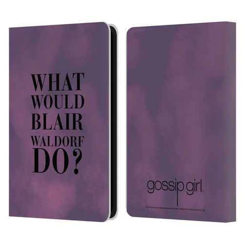 Gossip Girl Graphics What Would Blair Leather Book Wallet Case Cover For Amazon Kindle 11th Gen 6in 2022
