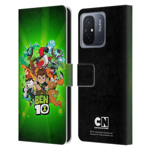 Ben 10: Animated Series Graphics Character Art Leather Book Wallet Case Cover For Xiaomi Redmi 12C