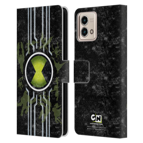 Ben 10: Alien Force Graphics Omnitrix Leather Book Wallet Case Cover For Motorola Moto G Stylus 5G 2023