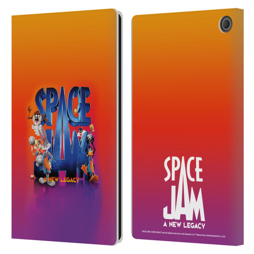 Space Jam: A New Legacy Graphics Poster Leather Book Wallet Case Cover For Amazon Fire Max 11 2023