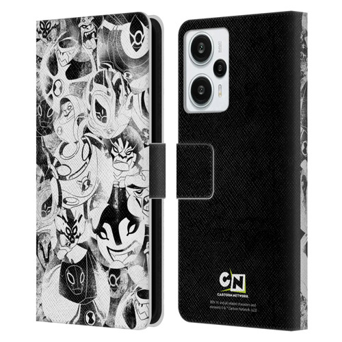 Ben 10: Ultimate Alien Graphics Ultimate Forms Leather Book Wallet Case Cover For Xiaomi Redmi Note 12T
