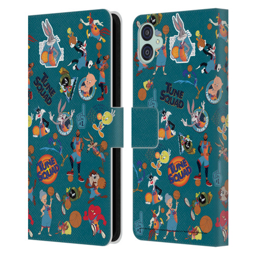 Space Jam: A New Legacy Graphics Squad Leather Book Wallet Case Cover For Samsung Galaxy M04 5G / A04e