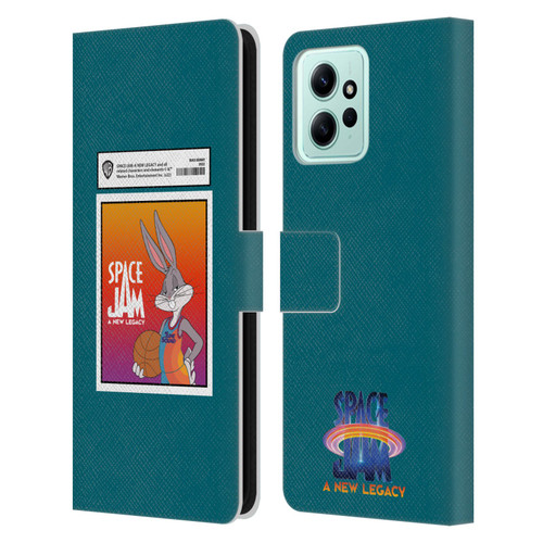 Space Jam: A New Legacy Graphics Bugs Bunny Card Leather Book Wallet Case Cover For Xiaomi Redmi 12