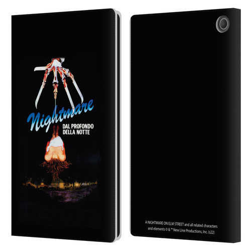 A Nightmare On Elm Street (1984) Graphics Nightmare Leather Book Wallet Case Cover For Amazon Fire Max 11 2023