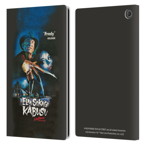 A Nightmare On Elm Street (1984) Graphics Elm Sokagi Leather Book Wallet Case Cover For Amazon Fire Max 11 2023