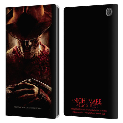 A Nightmare On Elm Street (2010) Graphics Freddy Key Art Leather Book Wallet Case Cover For Amazon Fire Max 11 2023
