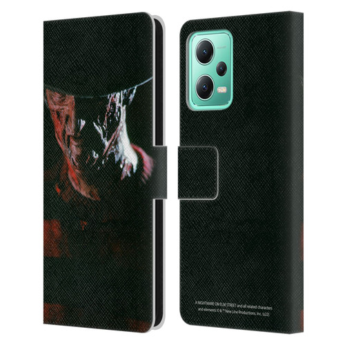 A Nightmare On Elm Street (1984) Graphics Freddy Leather Book Wallet Case Cover For Xiaomi Redmi Note 12 5G