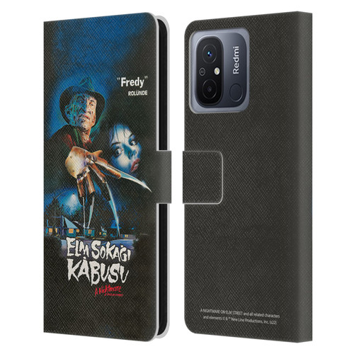 A Nightmare On Elm Street (1984) Graphics Elm Sokagi Leather Book Wallet Case Cover For Xiaomi Redmi 12C