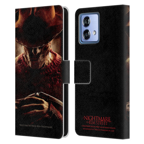 A Nightmare On Elm Street (2010) Graphics Freddy Key Art Leather Book Wallet Case Cover For Motorola Moto G84 5G