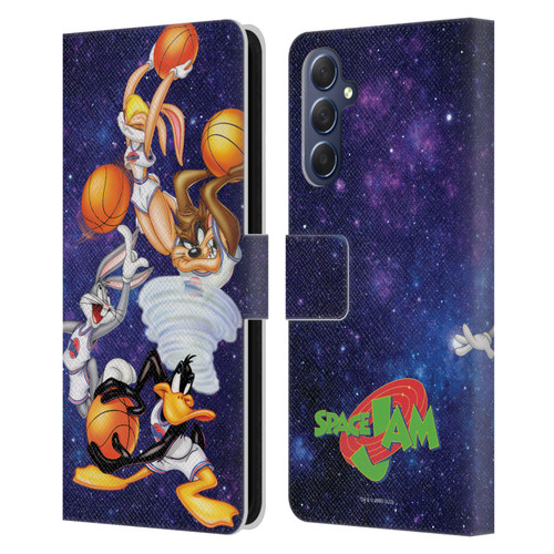 Space Jam (1996) Graphics Poster Leather Book Wallet Case Cover For Samsung Galaxy M54 5G