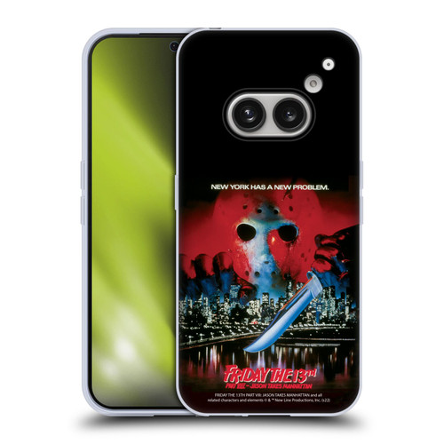 Friday the 13th Part VIII Jason Takes Manhattan Graphics Key Art Soft Gel Case for Nothing Phone (2a)