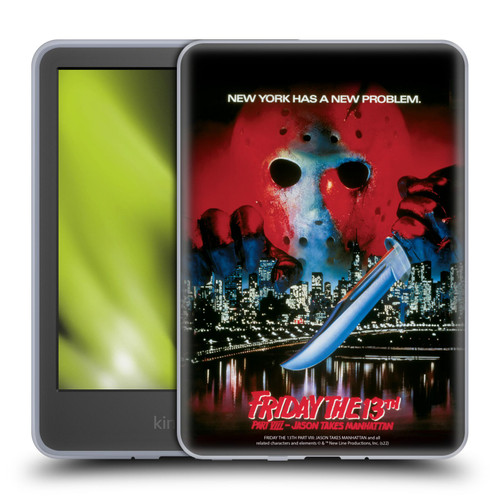 Friday the 13th Part VIII Jason Takes Manhattan Graphics Key Art Soft Gel Case for Amazon Kindle 11th Gen 6in 2022