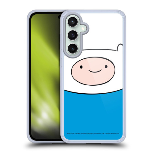 Adventure Time Graphics Finn The Human Soft Gel Case for Samsung Galaxy S23 FE 5G & MagSafe
