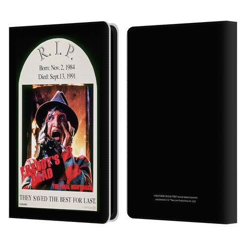 A Nightmare On Elm Street: Freddy's Dead Graphics The Final Nightmare Leather Book Wallet Case Cover For Amazon Kindle Paperwhite 5 (2021)