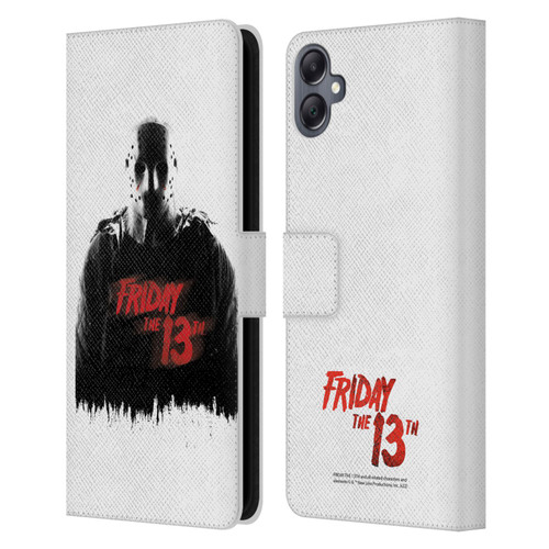 Friday the 13th 2009 Graphics Jason Voorhees Key Art Leather Book Wallet Case Cover For Samsung Galaxy A05