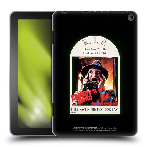 A Nightmare On Elm Street: Freddy's Dead Graphics The Final Nightmare Soft Gel Case for Amazon Fire HD 8/Fire HD 8 Plus 2020