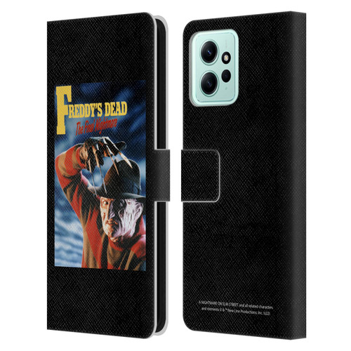A Nightmare On Elm Street: Freddy's Dead Graphics Poster Leather Book Wallet Case Cover For Xiaomi Redmi 12