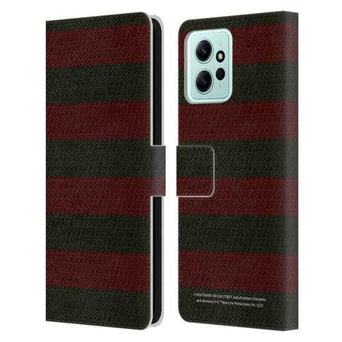 A Nightmare On Elm Street: Freddy's Dead Graphics Sweater Pattern Leather Book Wallet Case Cover For Xiaomi Redmi 12