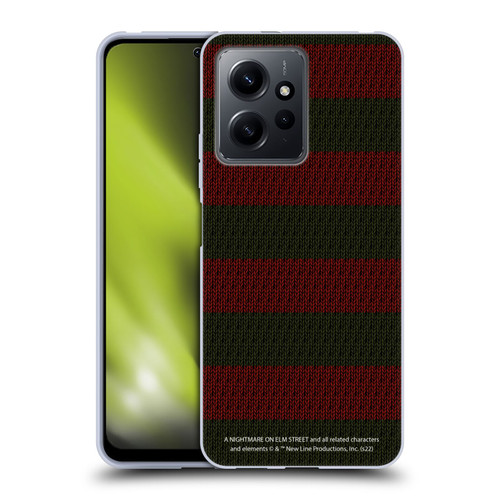 A Nightmare On Elm Street: Freddy's Dead Graphics Sweater Pattern Soft Gel Case for Xiaomi Redmi Note 12 4G