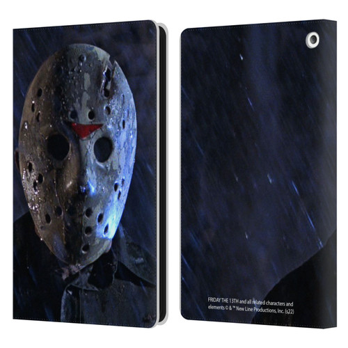 Friday the 13th: A New Beginning Graphics Jason Leather Book Wallet Case Cover For Amazon Fire HD 8/Fire HD 8 Plus 2020