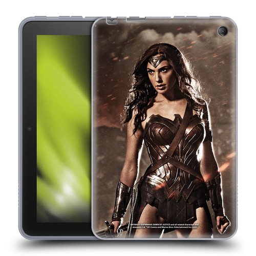 Batman V Superman: Dawn of Justice Graphics Wonder Woman Soft Gel Case for Amazon Fire 7 2022