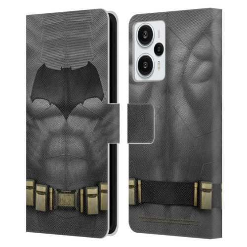 Batman V Superman: Dawn of Justice Graphics Batman Costume Leather Book Wallet Case Cover For Xiaomi Redmi Note 12T